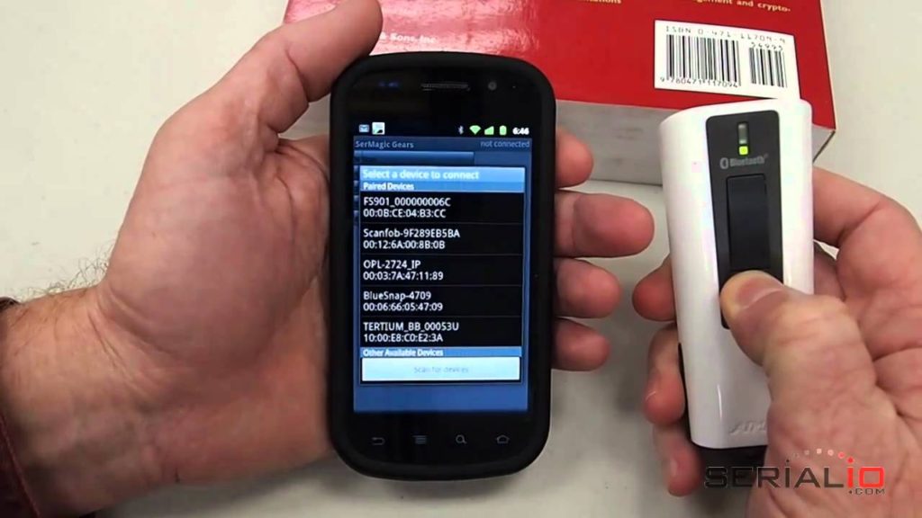 MobilOR - Smart Phone with Bluetooth Barcode Reader